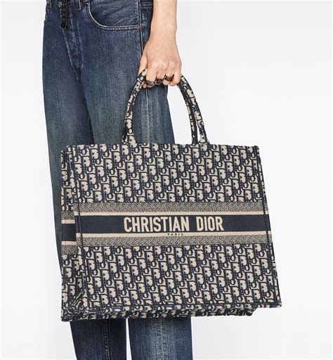 dior tote used|christian Dior shopping tote.